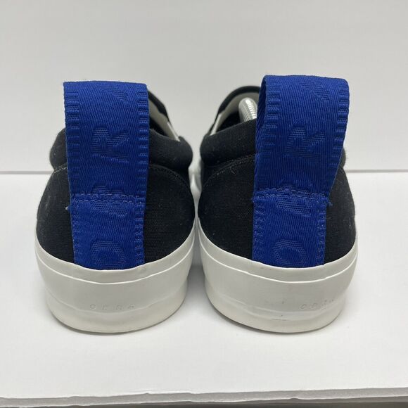 OBRA Mens 240 Black Canvas Sneakers Size 11 Vulcanized Footwear Casual Shoe - Picture 3 of 9